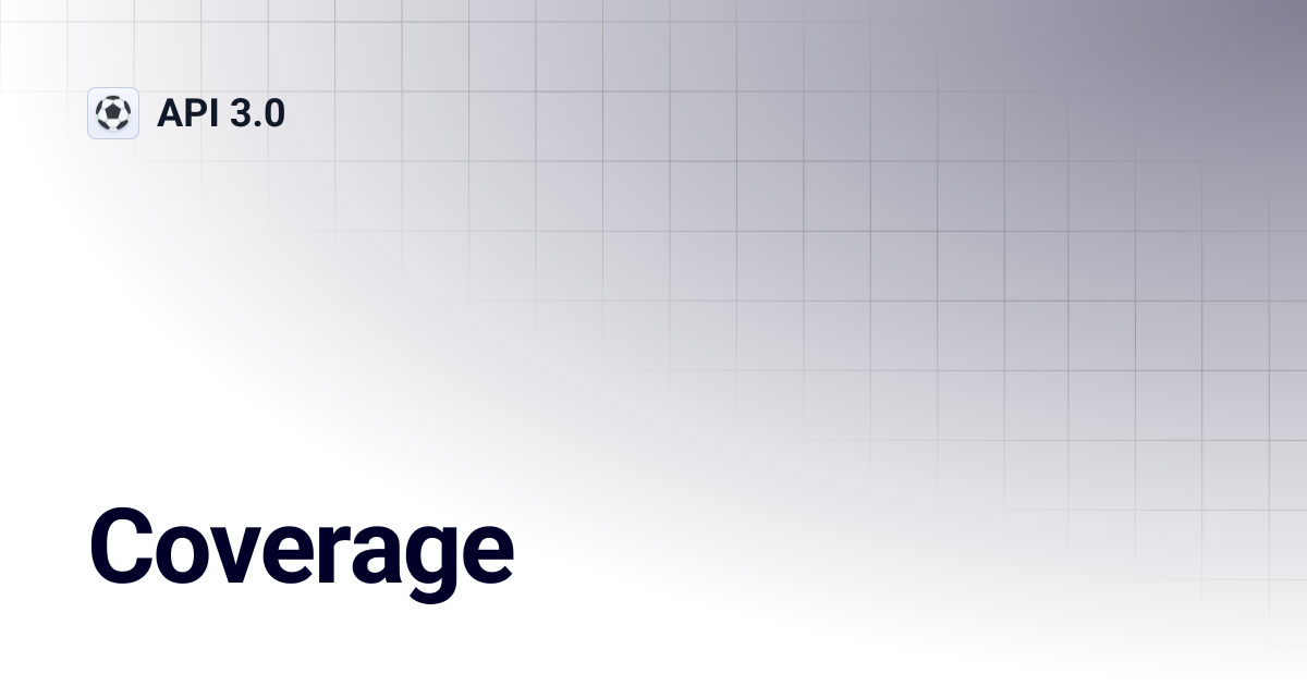Coverage | API 3.0