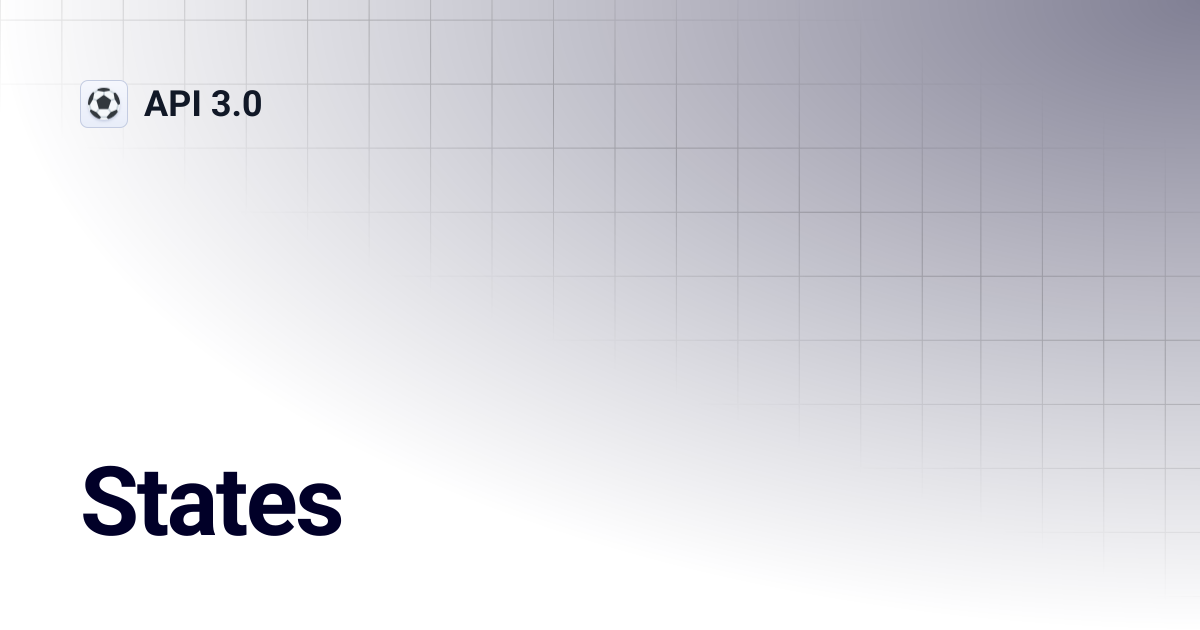 States | API 3.0